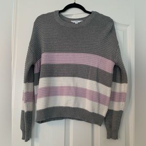 Time and Tru Grey Pattern Sweater